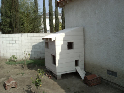 Got the coop painted