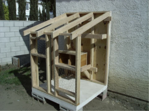 Finished the nesting boxes