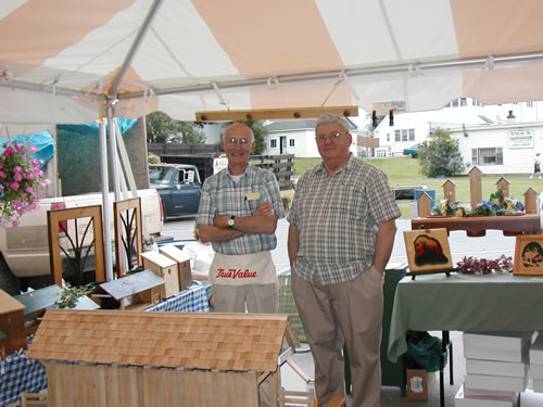Pete and Ed at the Violet Festival