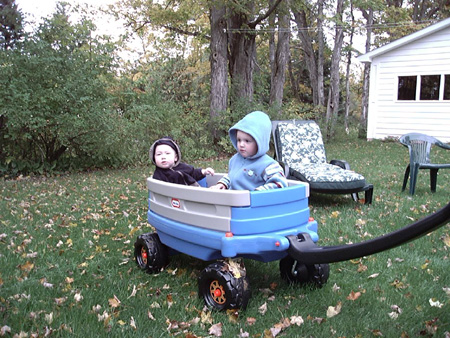 Jacob Maya in Wagon