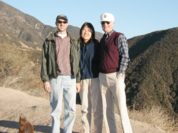 John , Debbie and Pete Mt Wilson